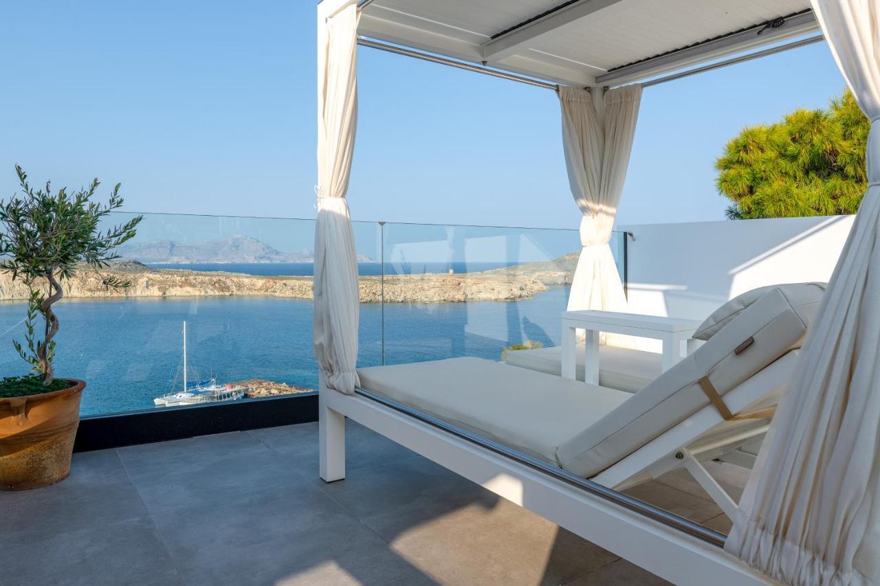 Lindos Shore Summer House With Jacuzzi And Sea View !!! Exterior photo