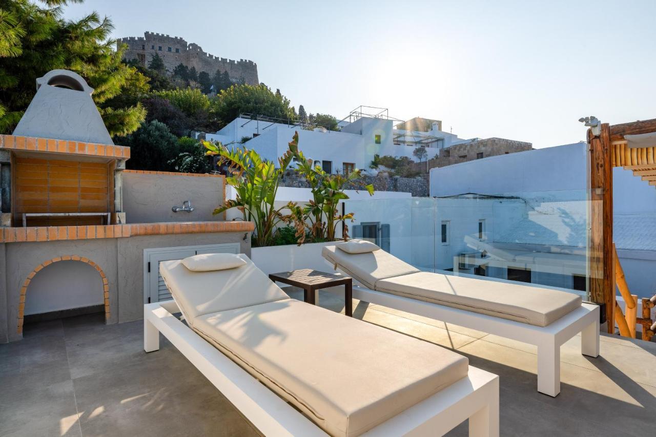 Lindos Shore Summer House With Jacuzzi And Sea View !!! Exterior photo