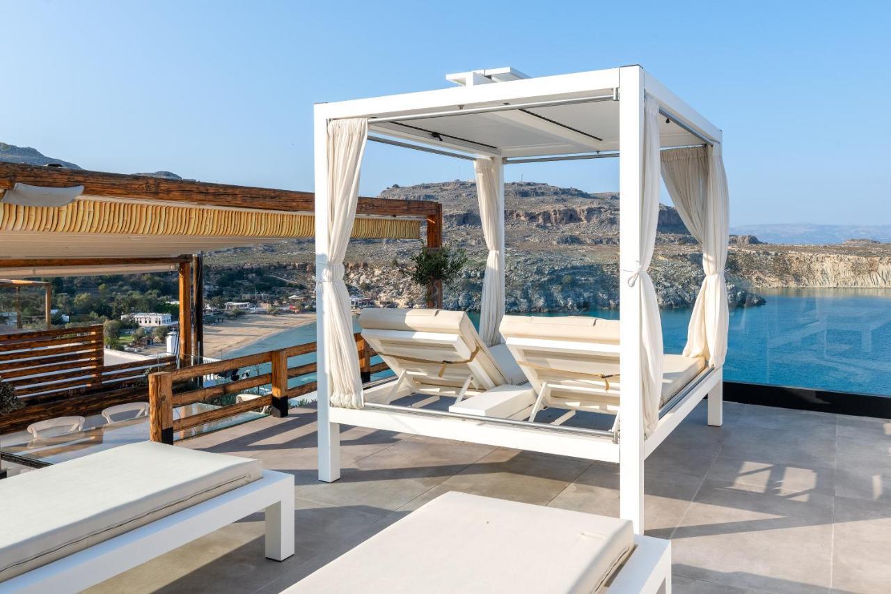 Lindos Shore Summer House With Jacuzzi And Sea View !!! Exterior photo