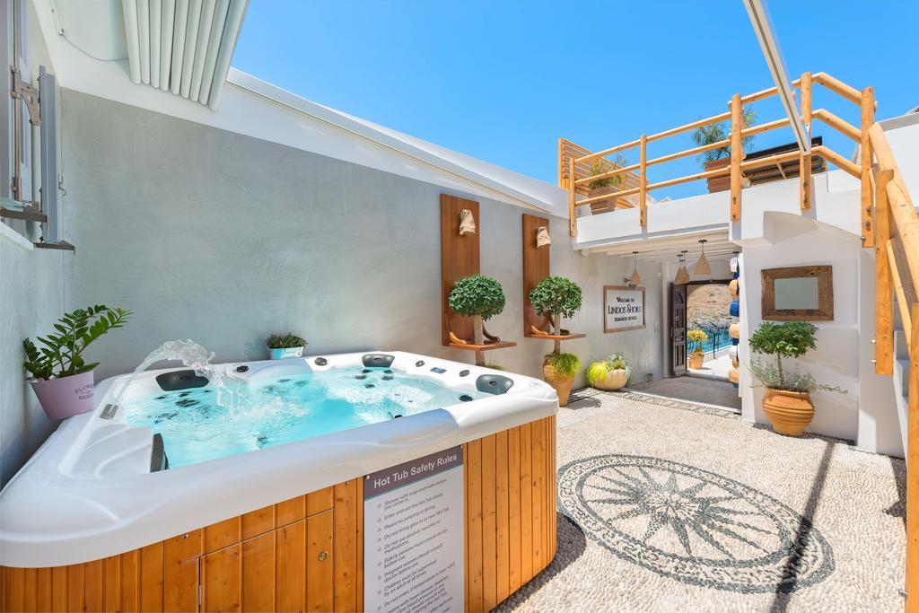 Lindos Shore Summer House With Jacuzzi And Sea View !!! Exterior photo